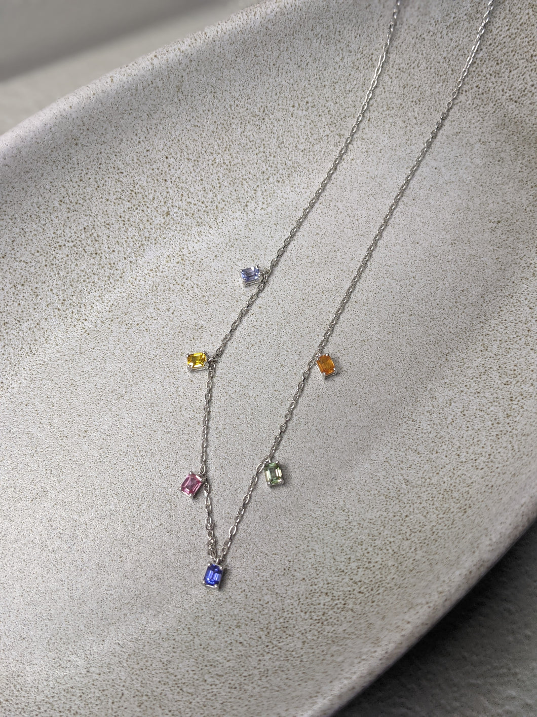 The Rainbow Sapphire Necklace